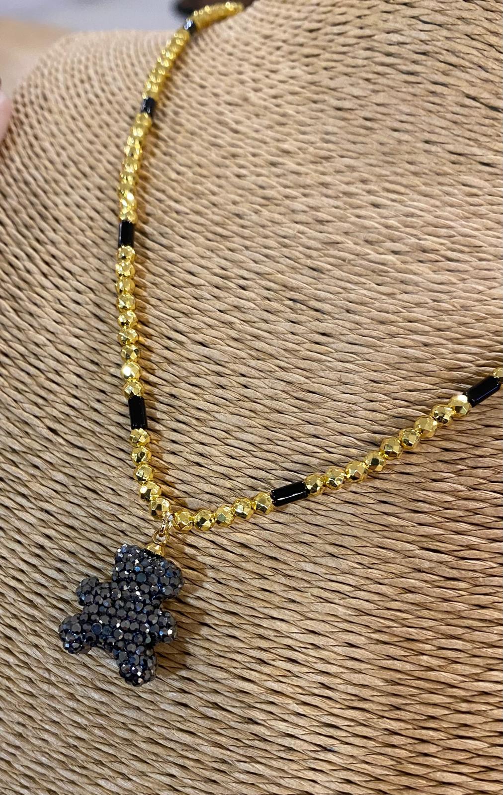 Collar abalorios osito DONDOLA