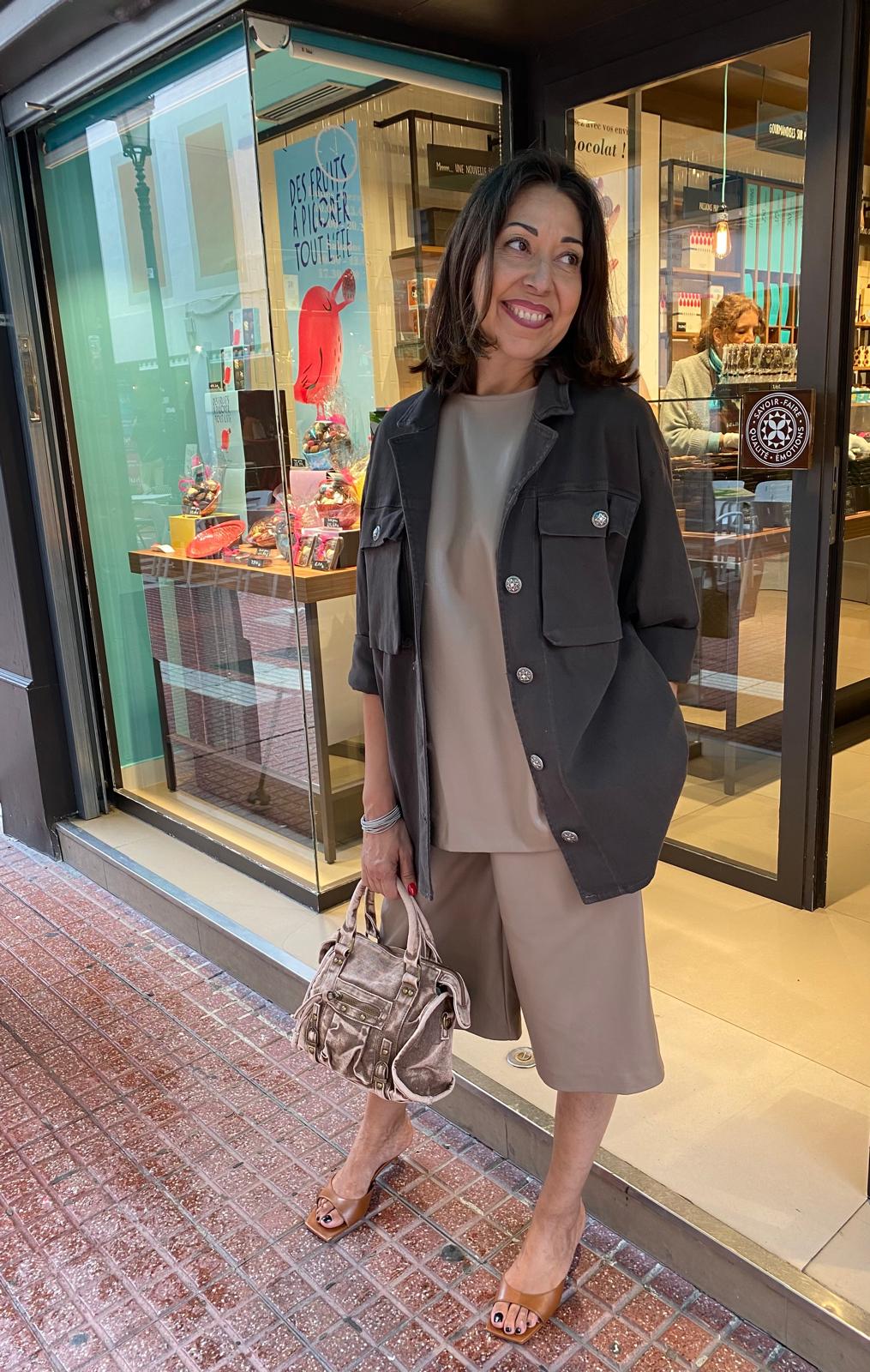 Bermuda polipiel cintura elástica DONDOLA