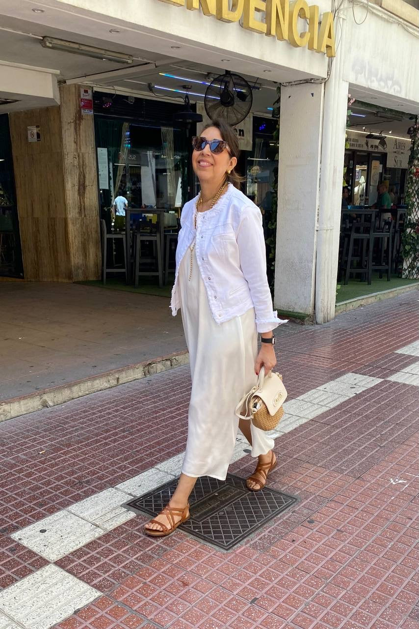 Chaqueta vaquera acabado desflecado DONDOLA