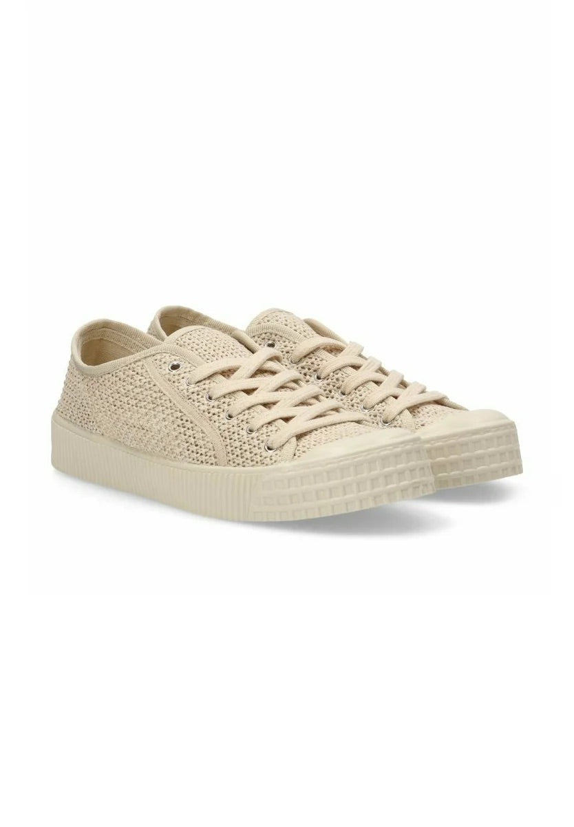 Deportivas beige tela de rejilla puntera engomada DONDOLA