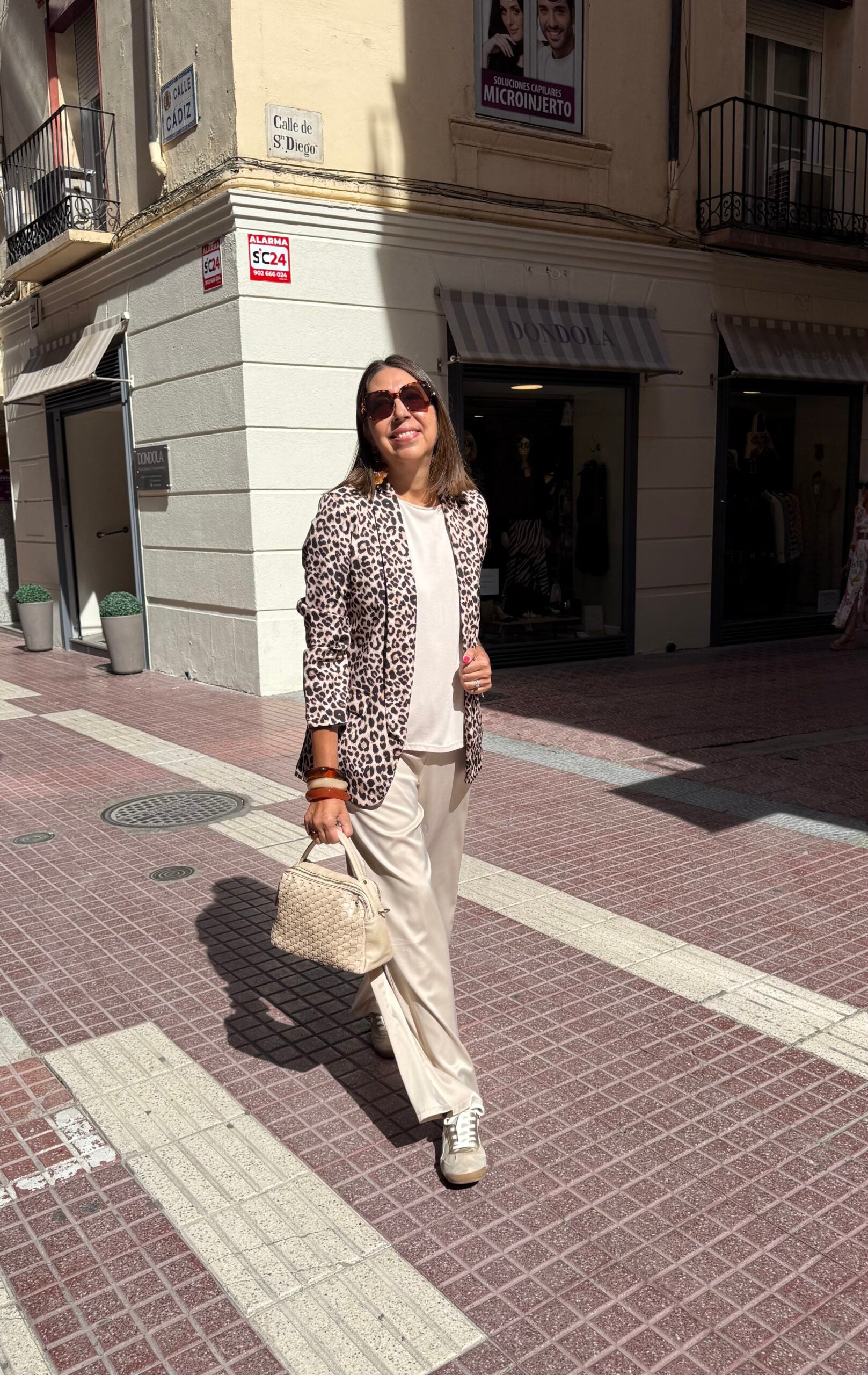 Blazer animal print forrada DONDOLA