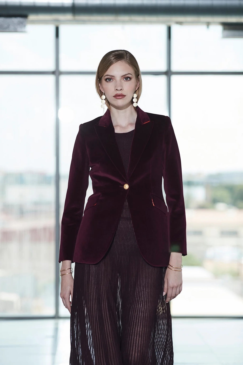Blazer MERLOT PARIS VELVET “THE EXTREME COLLECTION”