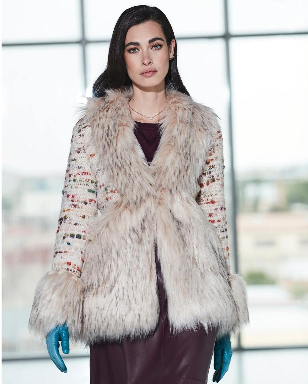 Abrigo Corto Alpaca Clemence Dondola Moda