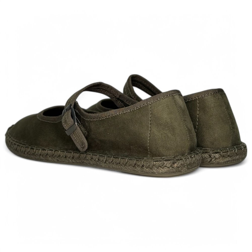 Mary Jane verde kaki yute CORINA