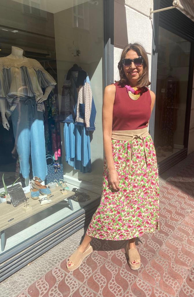 Pala de piel con plataforma “Hobby”