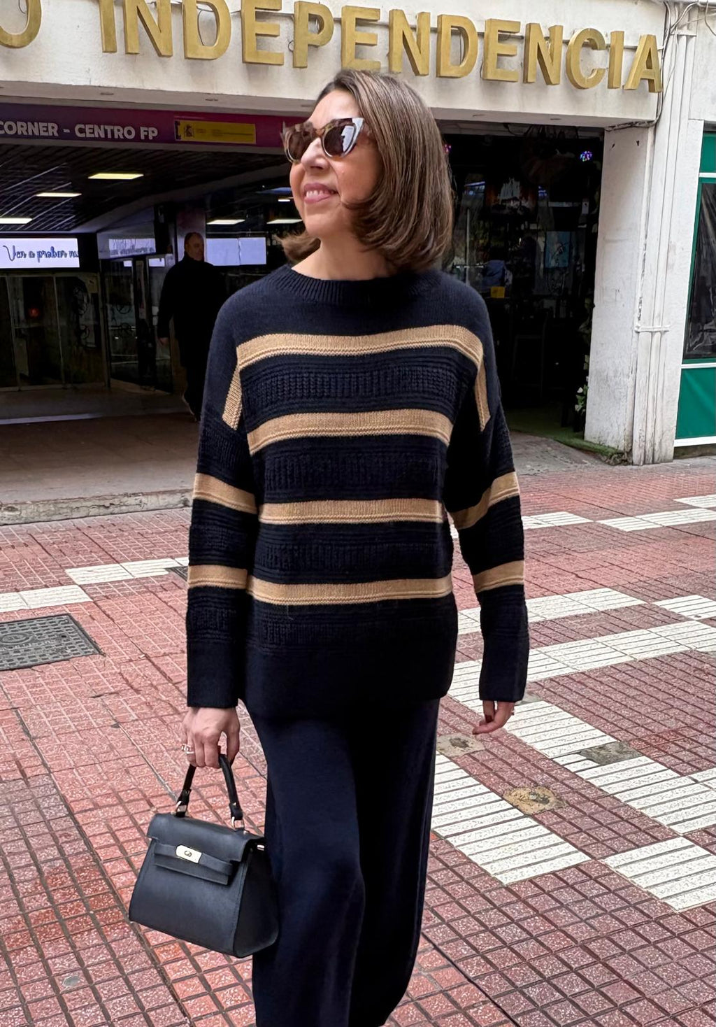 Jersey rayas ancho corte recto DONDOLA