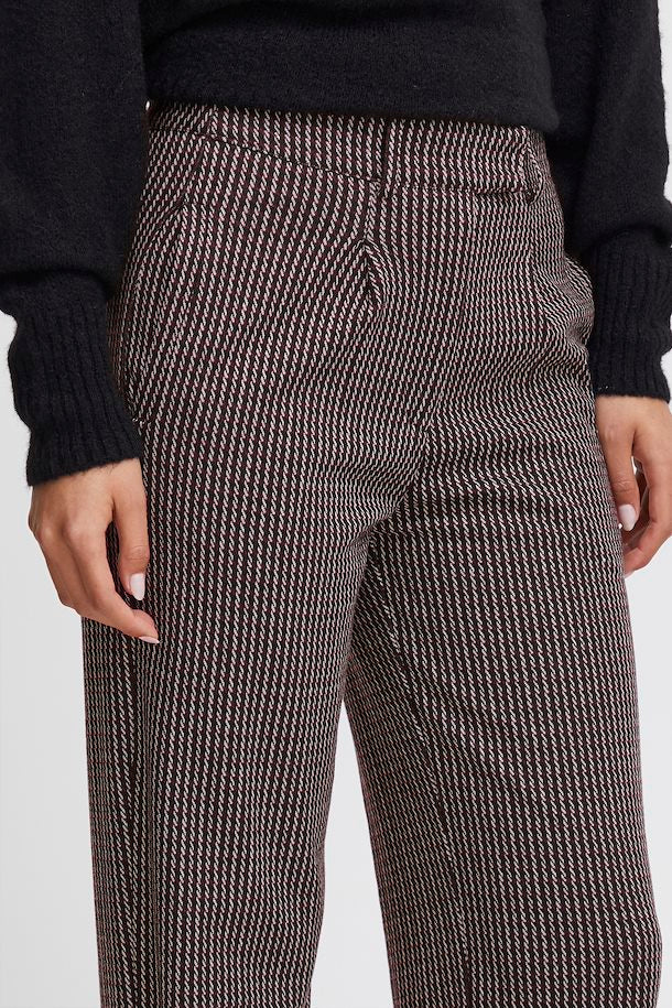 Pantalón punto print trenzado “IHKATE” ICHI