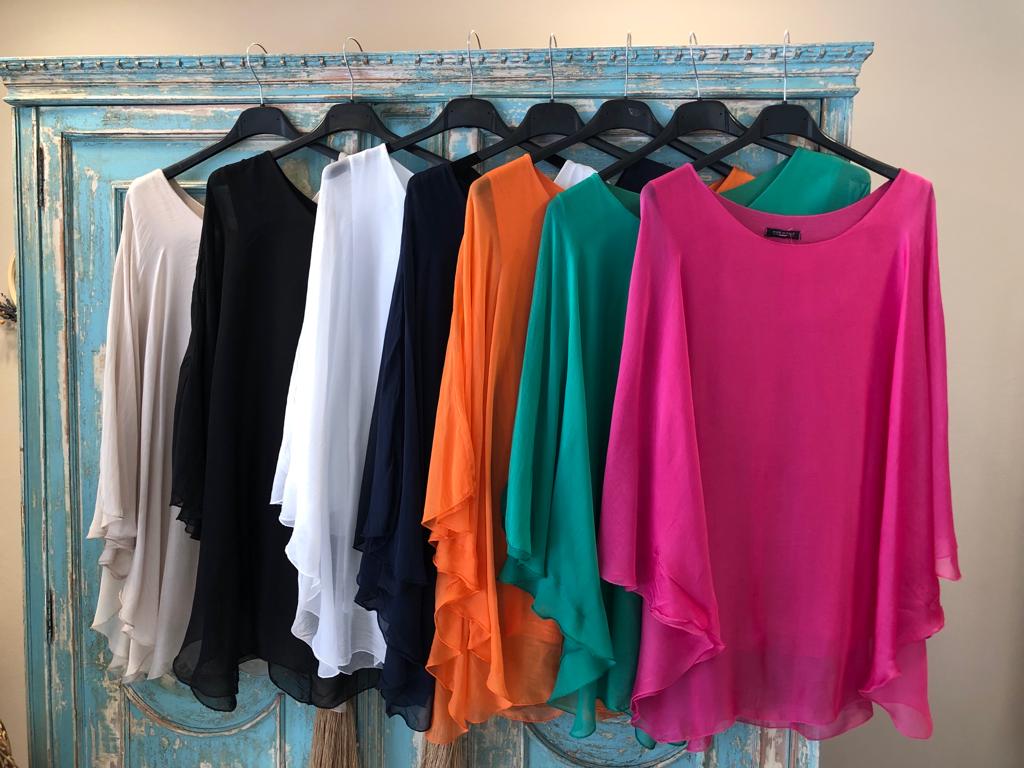 Blusa de seda fluida DONDOLA