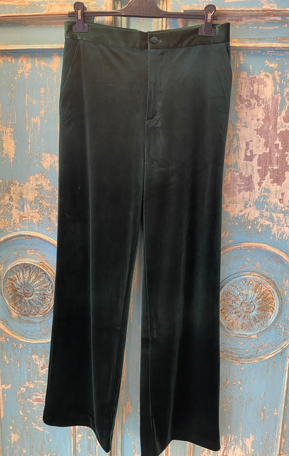 Pantalón terciopelo corte ancho y recto DONDOLA