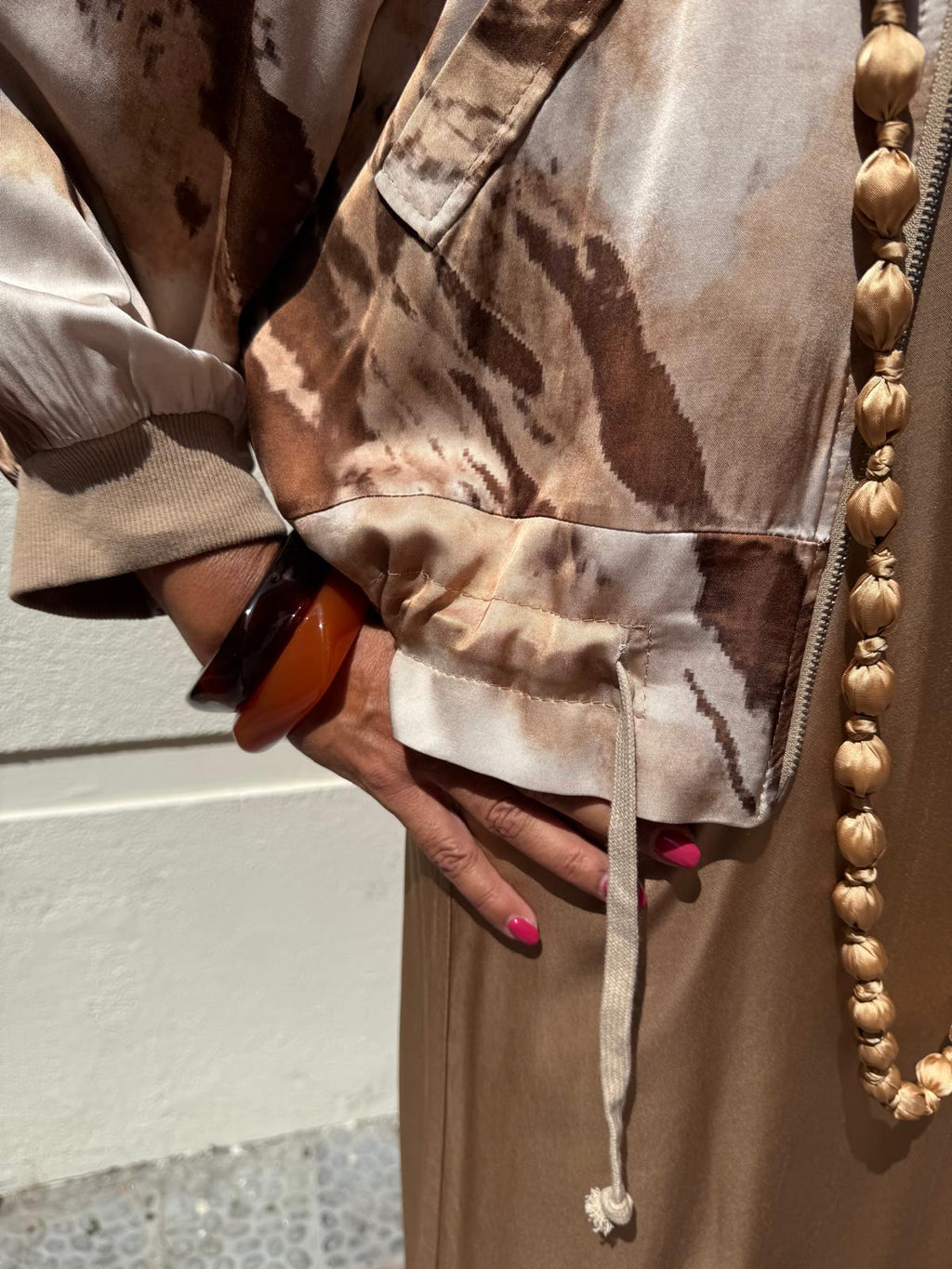 Bomber satinada tie-dye DONDOLA