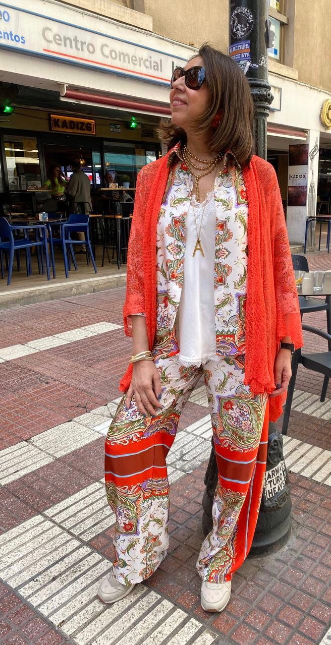 Pantalón estampado coral (conjunto pijamero) DONDOLA