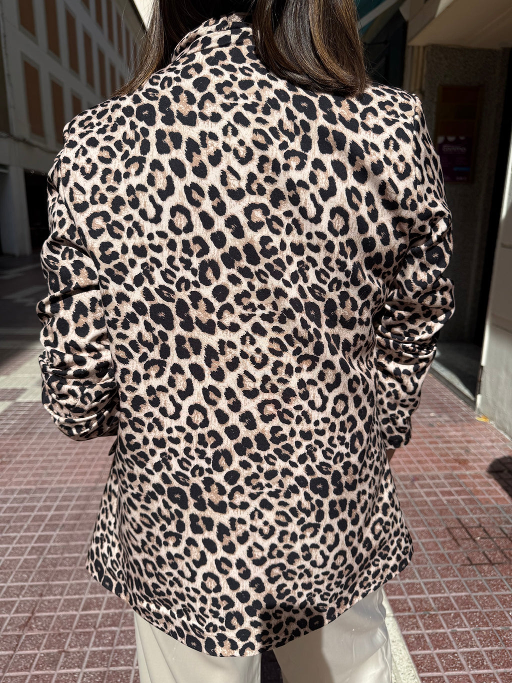 Blazer animal print forrada DONDOLA