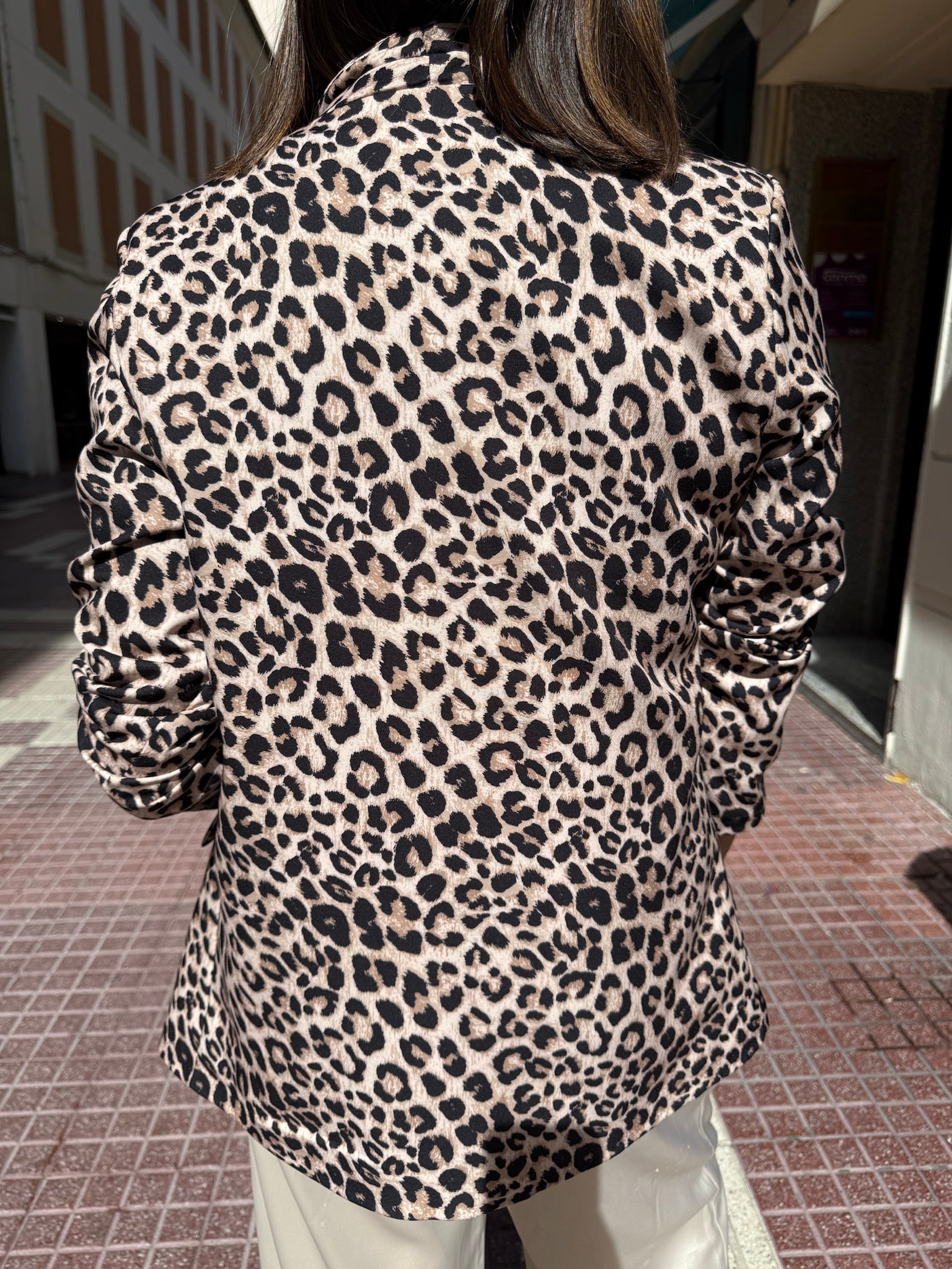 Blazer animal print forrada DONDOLA