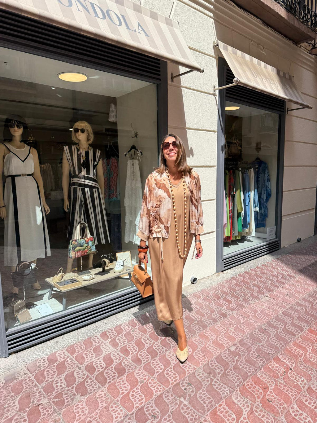 Bomber satinada tie-dye DONDOLA