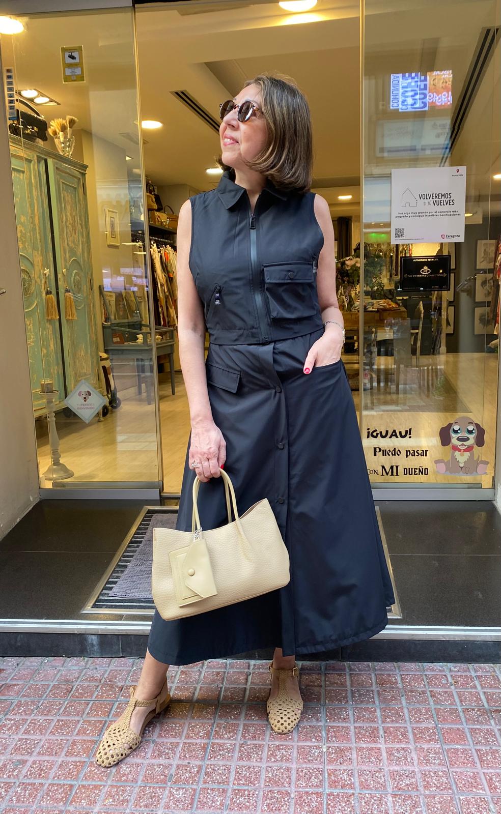 Vestido tejido técnico desmontable DONDOLA