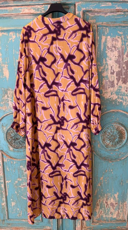 Vestido Camisero Abstracto
