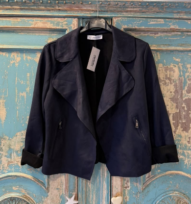 Chaqueta De Antelina