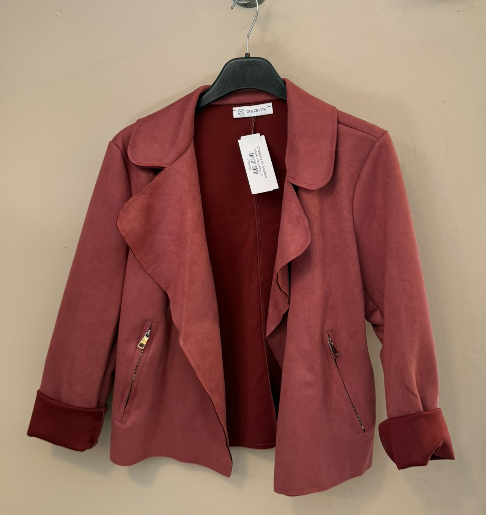 Chaqueta De Antelina
