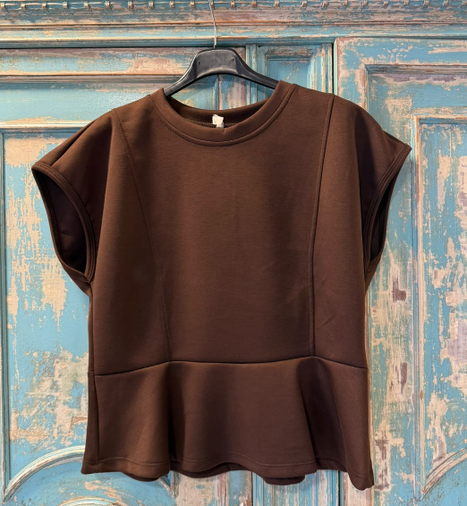 Sudadera Corte Peplum