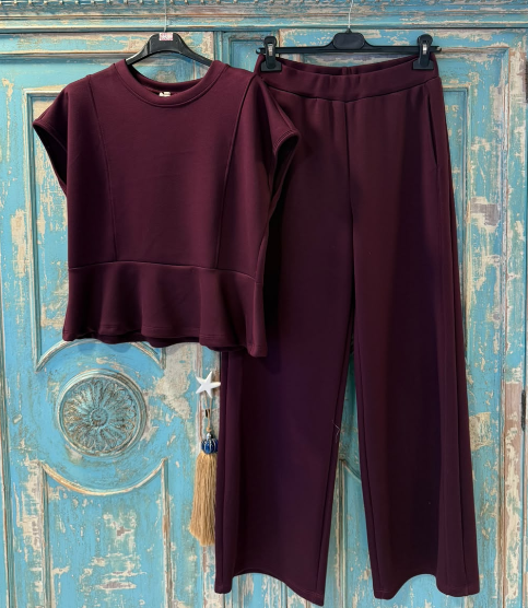 Sudadera Corte Peplum