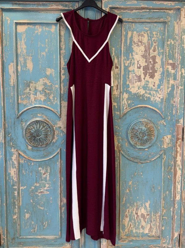 Vestido escote triangulo