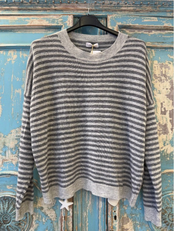 Jersey de rayas, Lana y Cashmere