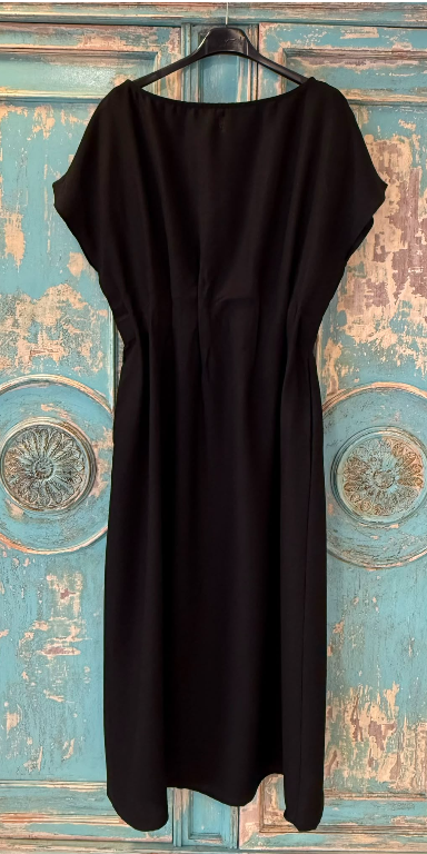 Vestido Pinzas Cintura Elástica