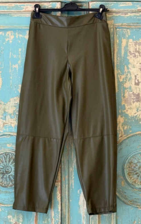 Pantalón Polipiel Cintura Elástica