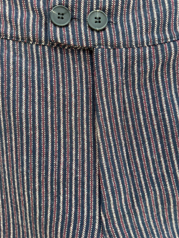Pantalón Retro A Rayas