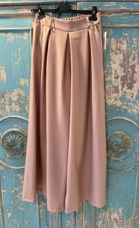 Pantalón Ancho Con Pinzas
