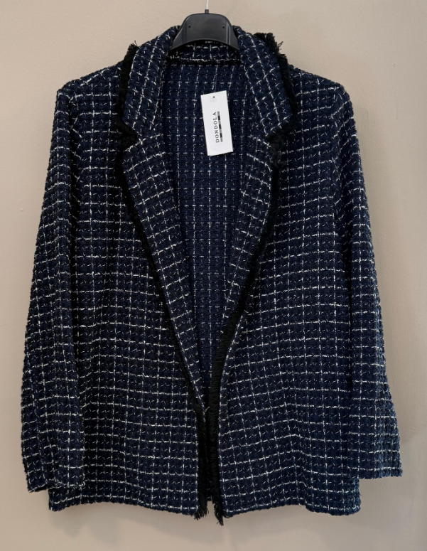 Blazer Tweed Estilo Chanel