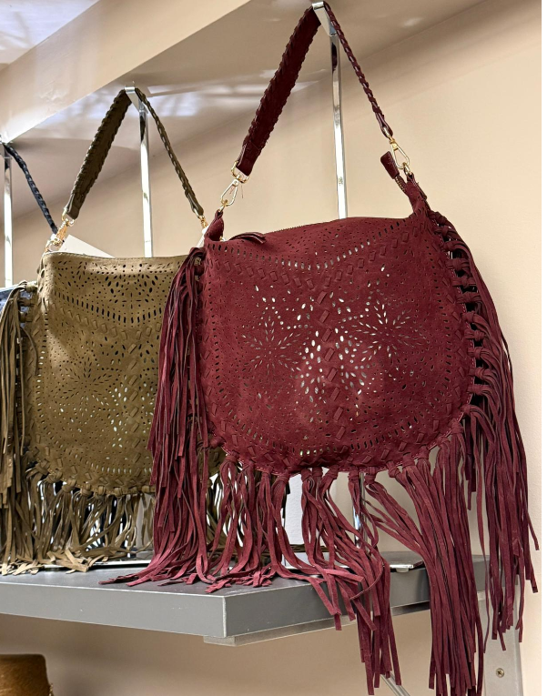 Bolso Flecos Ovalado