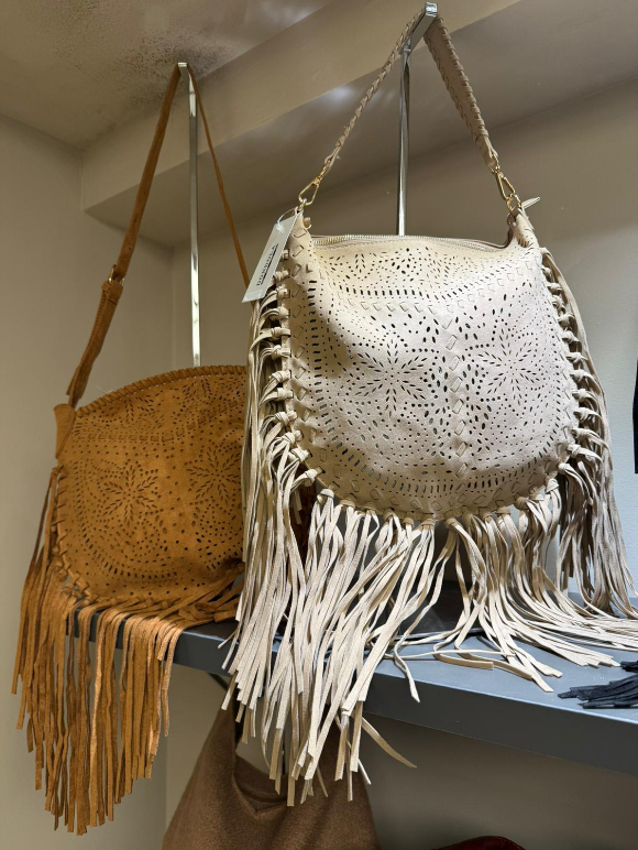 Bolso Flecos Ovalado