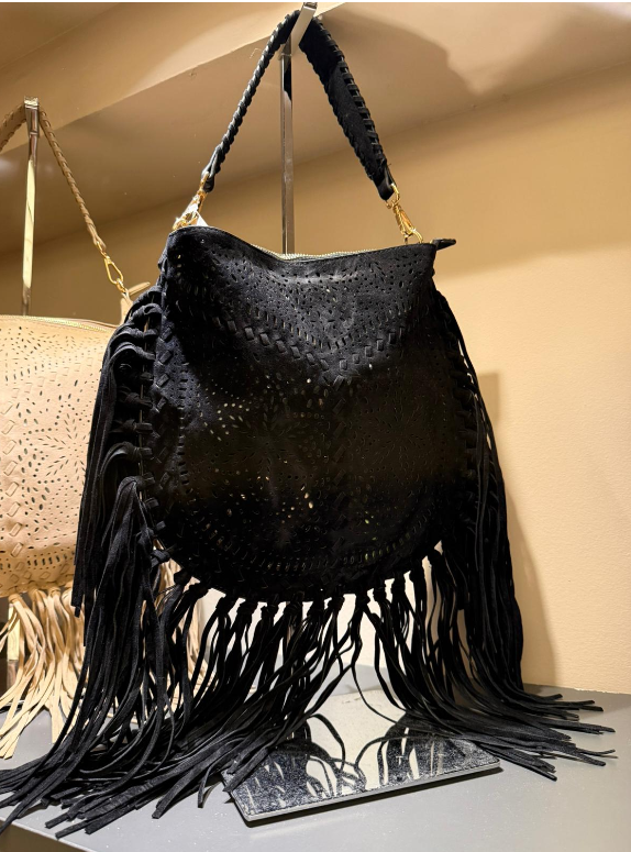 Bolso Flecos Ovalado