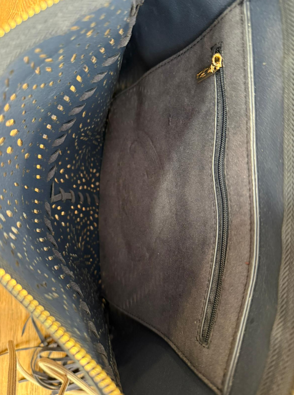 Bolso Flecos Ovalado