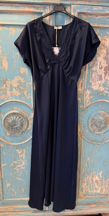 Vestido Midi Escote V Lencero