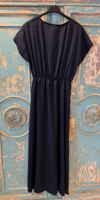 Vestido Midi Escote V Lencero