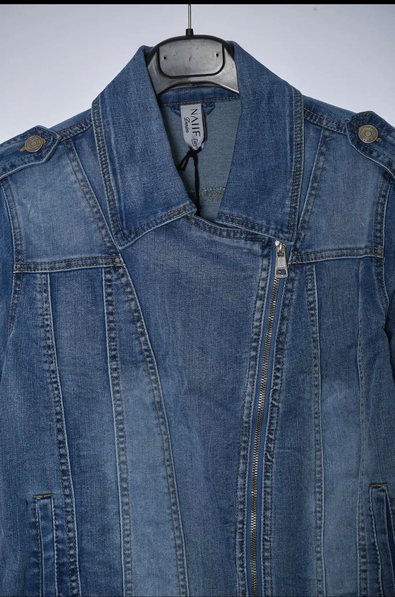 Biker Vaquera Mujer - Cazadora Denim Oversize | Dondola