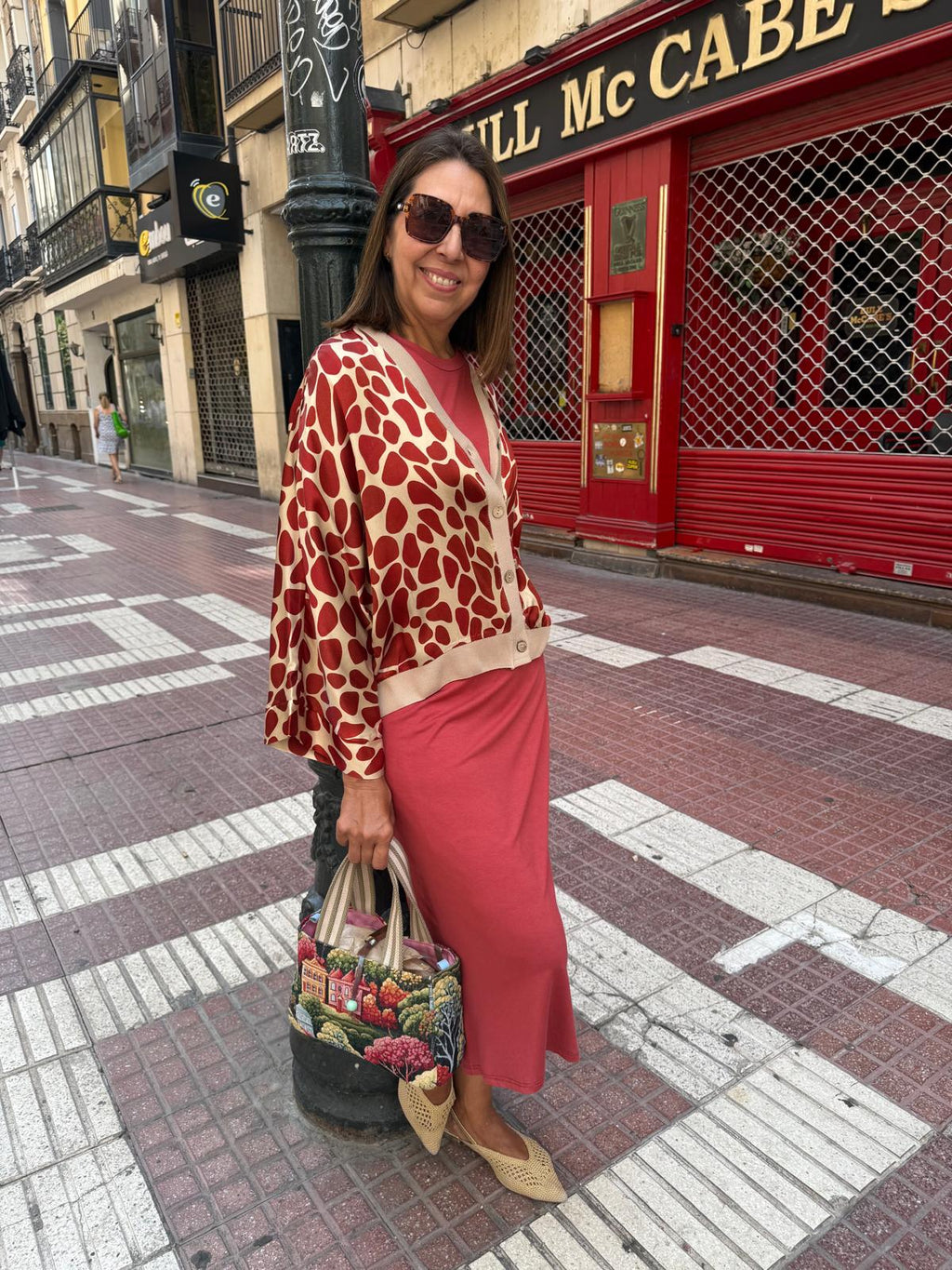 Bomber satinada giraffe  DONDOLA