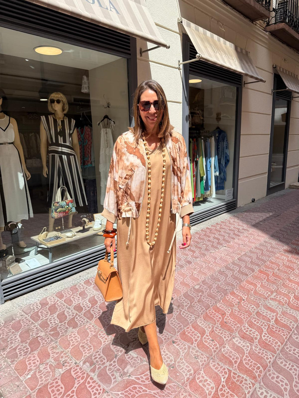 Bomber satinada tie-dye DONDOLA