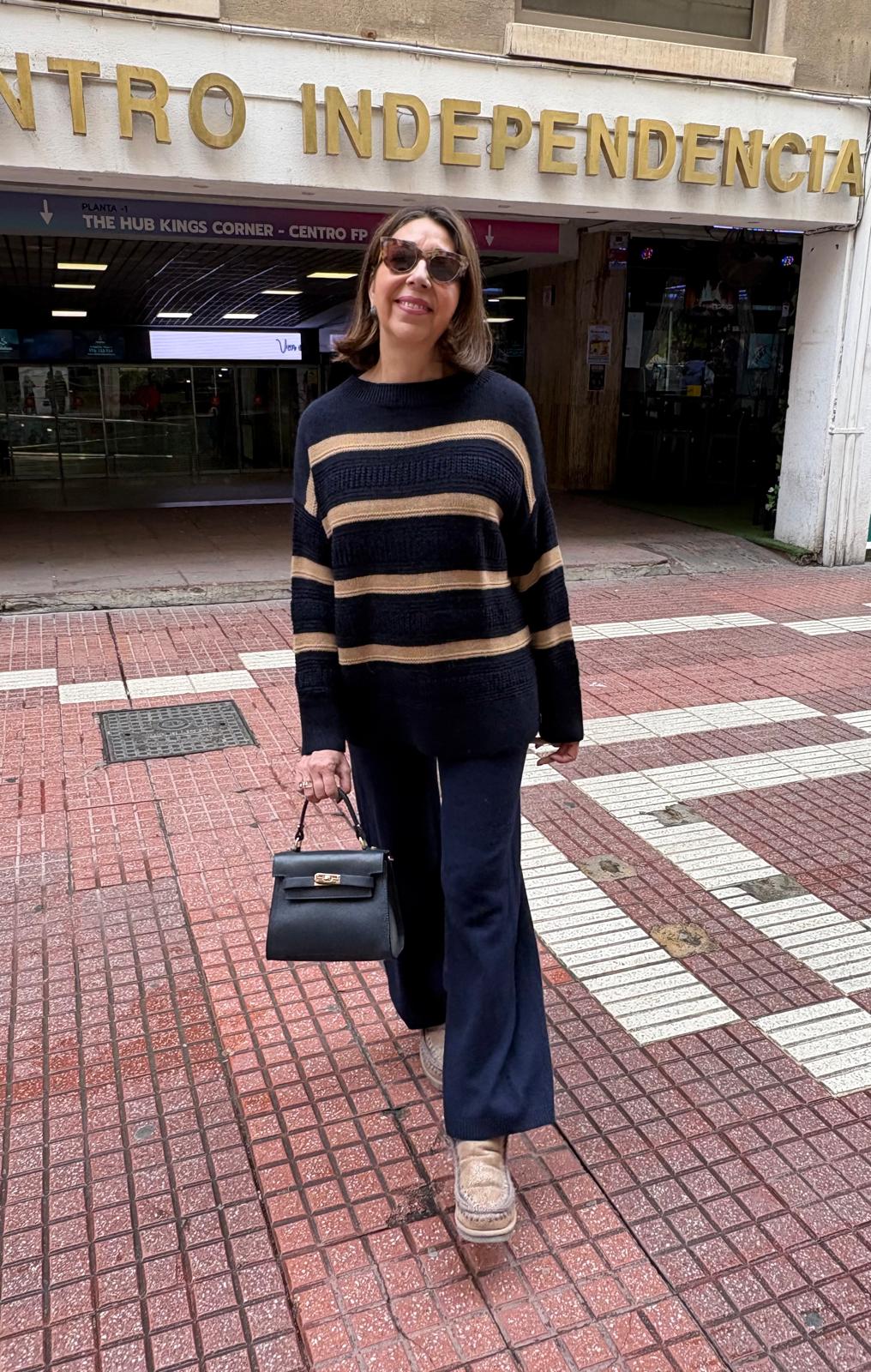 Jersey rayas ancho corte recto DONDOLA