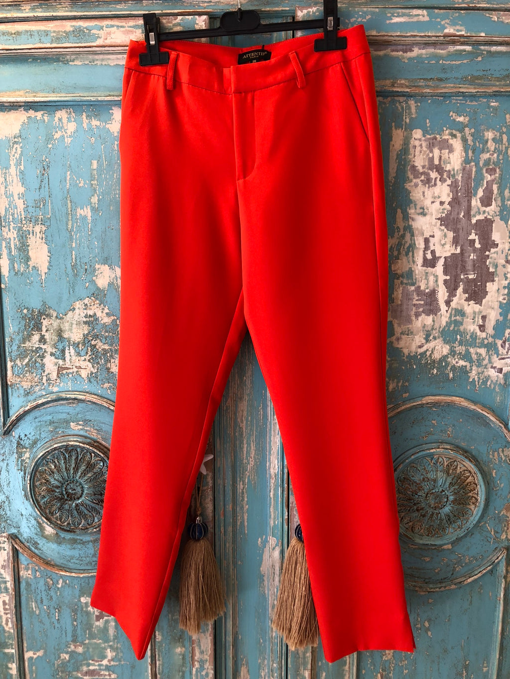 Pantalón tobillero tiro medio con bolsillos DONDOLA