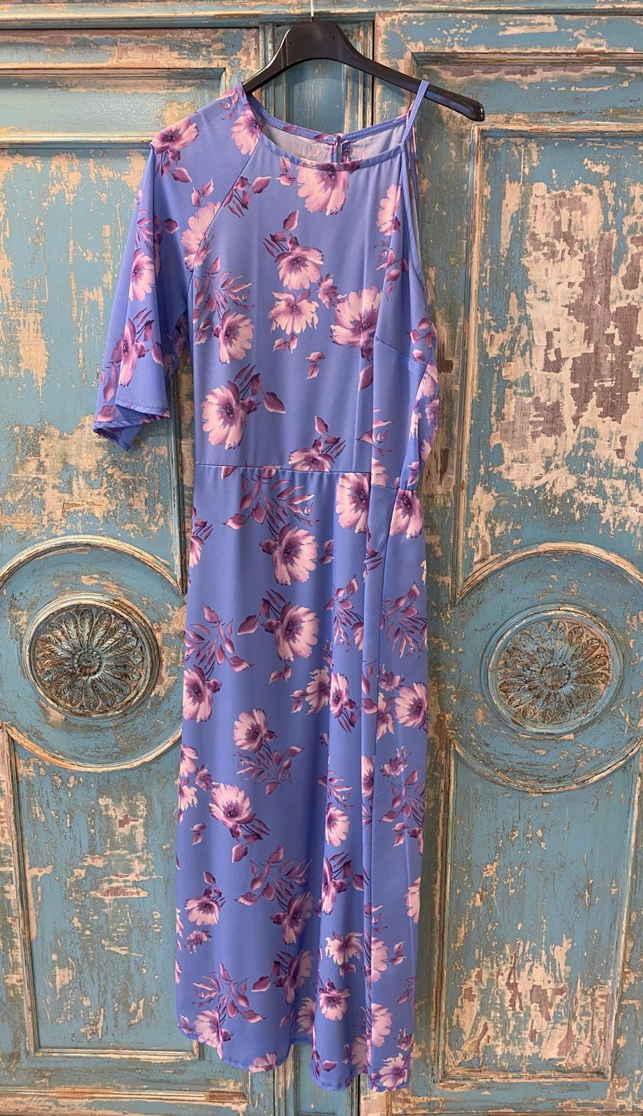 Vestido estampado mangas asimétricas DONDOLA