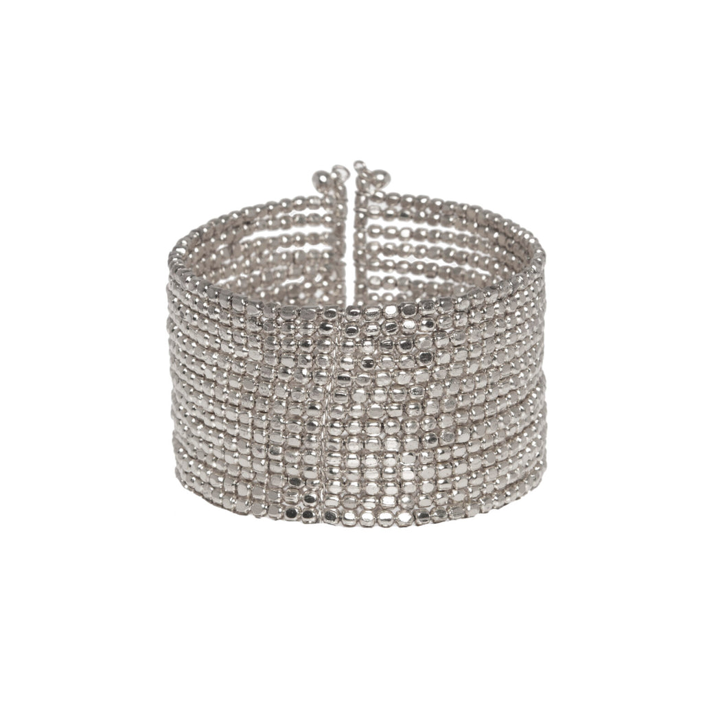 Pulsera envolvente piezas metálicas “Alibey”