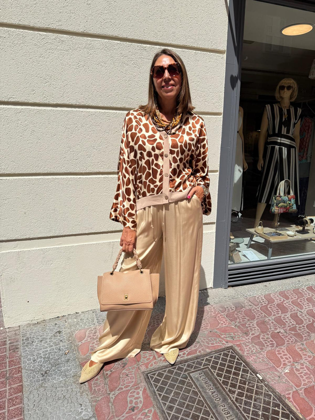 Bomber satinada giraffe  DONDOLA