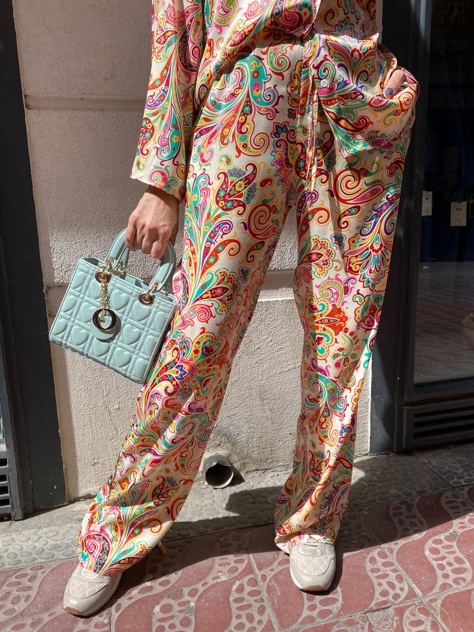 Pantalón estampado multicolor (conjunto pijamero) DONDOLA