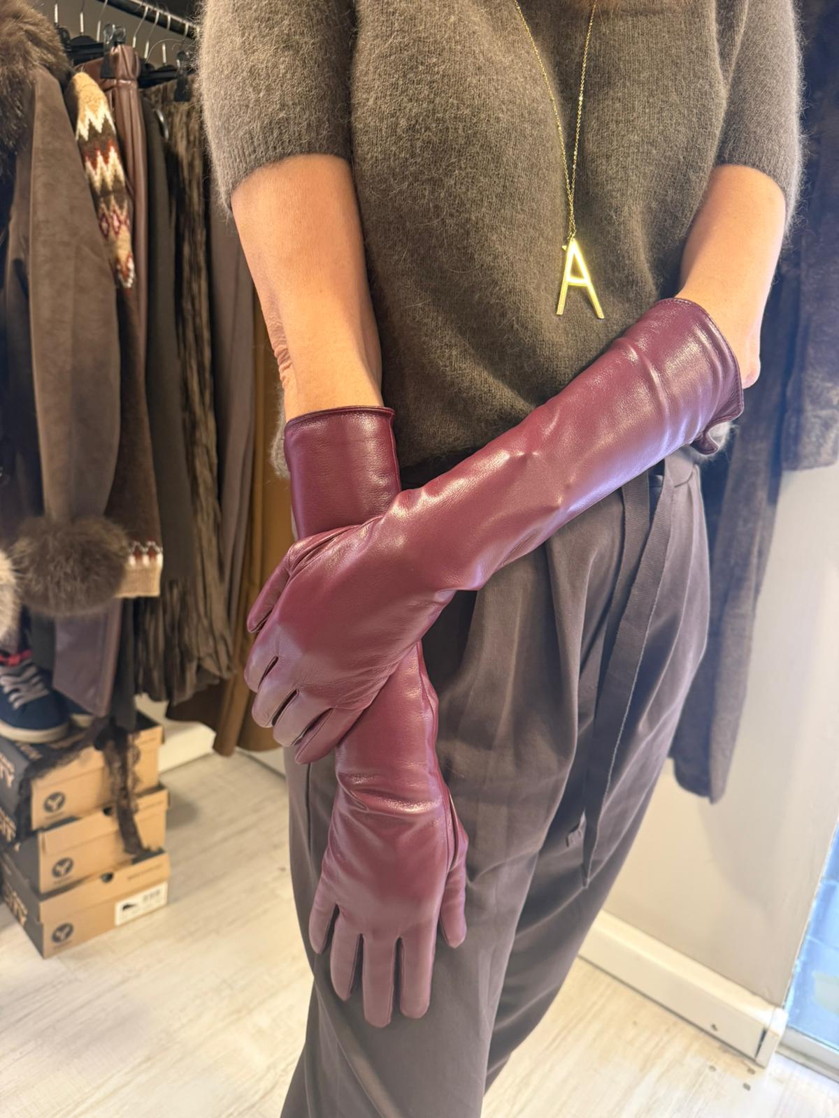 Guantes Largos Piel Sintética - Elegancia y Calidez para Invierno