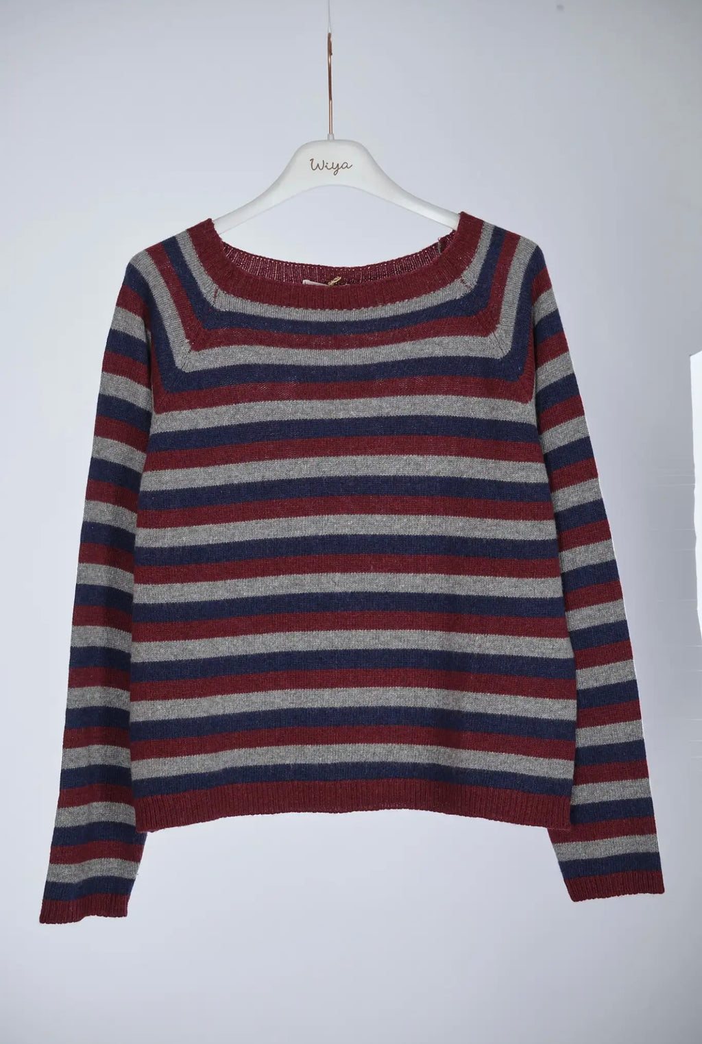 Jersey de punto - Rayas Mujer - Lana y Cashmere Premium | Dondola