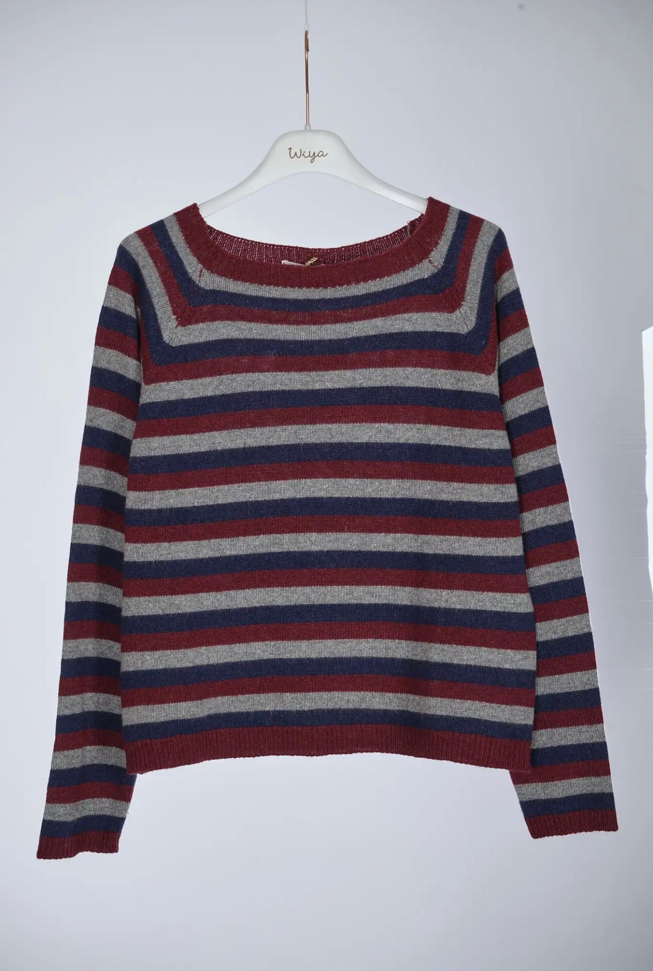 Jersey de punto - Rayas Mujer - Lana y Cashmere Premium | Dondola