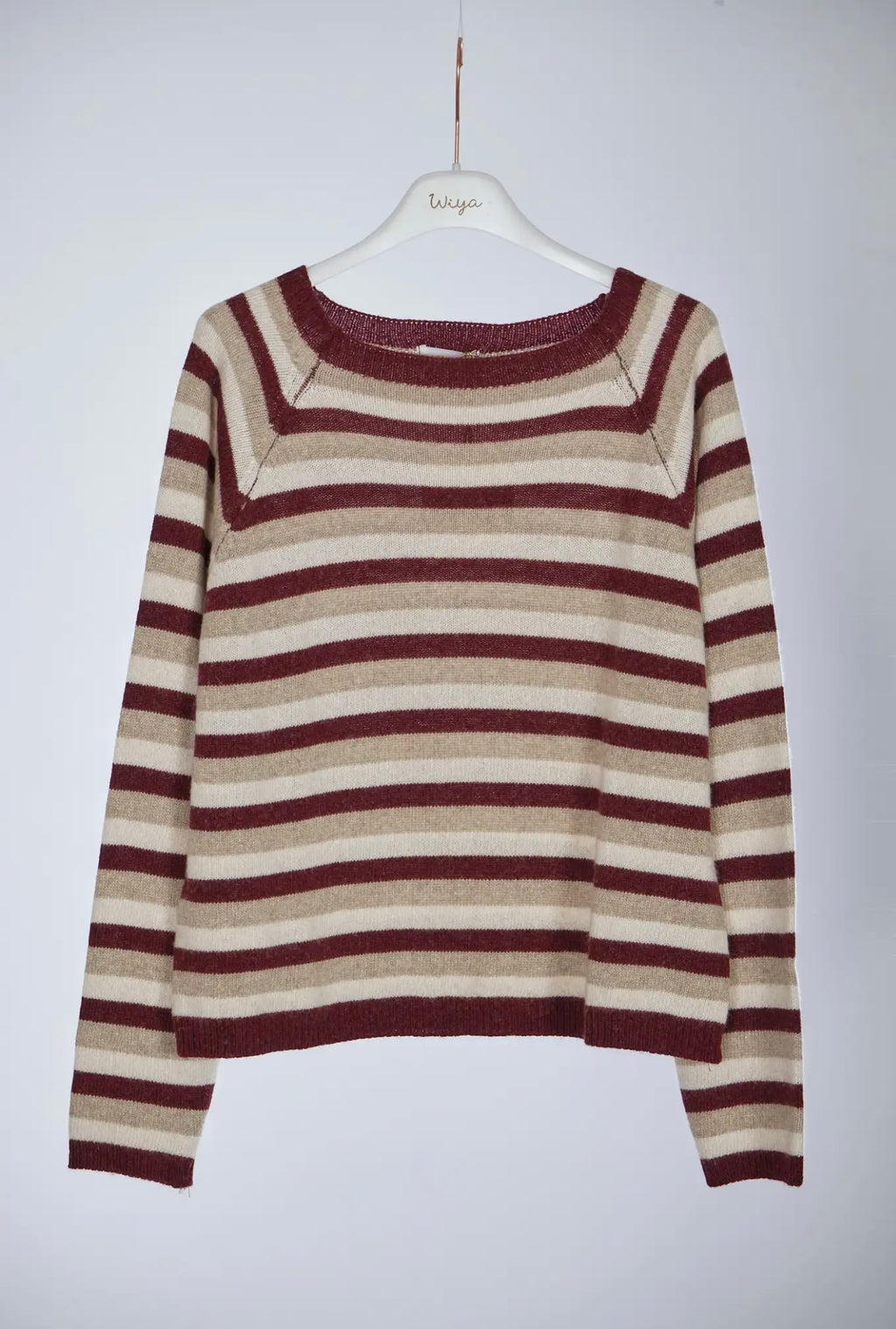 Jersey de punto - Rayas Mujer - Lana y Cashmere Premium | Dondola